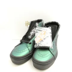 美品 VANS ヴァンズ Harry Potter 闇の魔術 「morsmordre モースモードル」 スニーカー 24.0cm VN0A4BTVXKQ Sk8-Hi Platform R レディース AY7595 