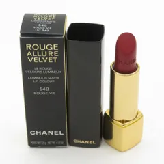 未使用 CHANEL シャネル ルージュ アリュール ヴェルヴェット ホリデー 549 リップスティック 3.5g ルージュ ヴィ BY10907V