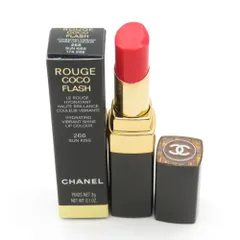 美品 CHANEL シャネル ルージュ ココ フラッシュ 266 リップスティック 3g サン キス BY10908V