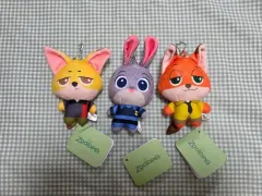 まとめ) ズートピア キーホルダー 3種 セット 新品