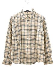 バーバリー ロンドン BURBERRY LONDON チェック シャツ ウール 40
