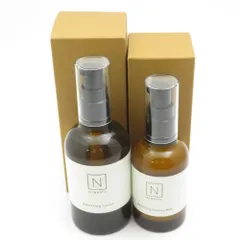 未使用 N organic Nオーガニック バランシングローション バランシングエッセンスミルク 化粧水 美容乳液 2点 100ml 60ml BO10732C