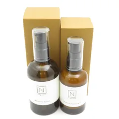 未使用 N organic Nオーガニック バランシングローション バランシングエッセンスミルク 化粧水 美容乳液 2点 100ml 60ml BO10734C