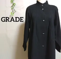 GRADE グレイド  東京スタイル ロングコート ウール混 ブラック  11号    AA1-40