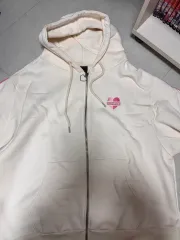 90センス(90XME) 起毛 ジップアップフーディー アイボリー 白