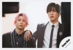 【中古】生写真(ジャニーズ) Snow Man/佐久間大介・目黒蓮/横型・バストアップ/シングル「タペストリー / W」MV＆ジャケ写オフショット/公式生写真