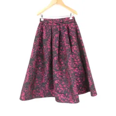 美品 ROPE ロペ スカート 38 ポリエステル100％ ロング丈 フラワー 花柄 レディース AM7686A51 