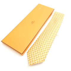 HERMES Gravate Twill Tie 7 イエロー - メルカリ