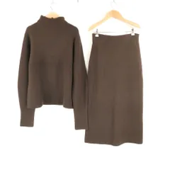 Mila Owen ミラオーウェン 09WN0211006 セットアップ 1 ウール 他 ハイネック ニットセーター スカート レディース AM7776A50 