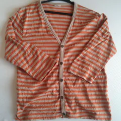 グリーンレーベルリラクシング カーディガン ボーダー M