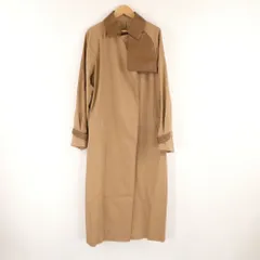 KIYOKO TAKASE キヨコタカセ トレンチコート 9 コットン100％ ロングコート レザー襟 レディース AD1330A63 のサムネイル