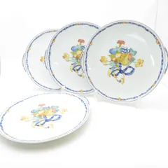 BERNARDAUD ベルナルド ボーケーズ BBプレート 4枚 セット 26cm 耳付き ブレッド バター SU13433U2 のサムネイル