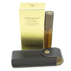 未使用 CHANEL シャネル サブリマージュ レクストレ ユイル レーヴル リップトリートメント ポーチ付き 7ml BY11101A