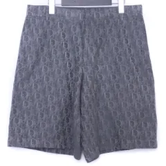DIOR HOMME オブリーク柄 ショートパンツ シルク サイズ48 グレー 013C121A5050のサムネイル