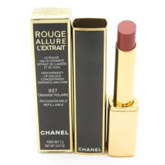 未使用 CHANEL シャネル ルージュ アリュール レクストレ ホリデー 927 リップスティック 2g オランジュ ポレール 限定色 BY11078A