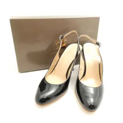 未使用 BOUTIQUE OSAKI ブティックオーサキ PQ85-2 ヒールパンプス 23.5 バックストラップ レディース AC1698 