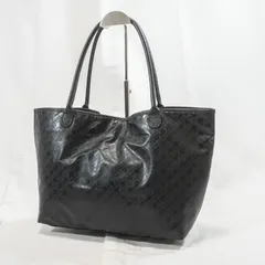 美品 ゲラルディーニ GHERARDINI トートバッグ ソフティ ブラック 総柄 肩掛け 軽量 ハンドバッグ