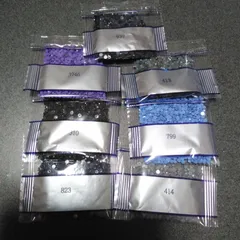 【リカ様専用】ダイヤモンドアート／ラウンドビーズ／7袋