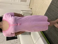 LAUREN RALPH LAUREN ローレンラルフローレン 半袖 ニットワンピース ピンク ボーダー S