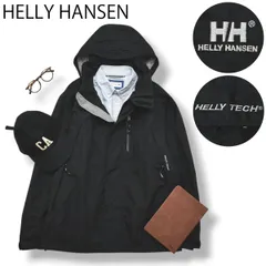 ヘリーハンセン HELLY HANSEN HH フーディー ナイロン ジャケット マウンテンジャケット マウンパ L ブラック ゴープコア アメカジ ストリート カジュアル メンズ