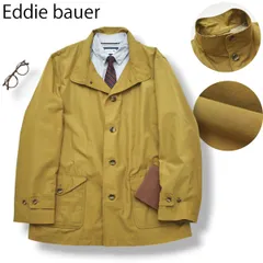 エディーバウアー Eddie bauer スタンドカラー ステンカラーコート フィールドジャケット カバーオール XL カーキ メンズ