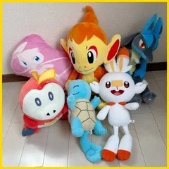 美品　ポケットモンスター　めちゃでかルカリオ　ぬいぐるみセットまとめ売り