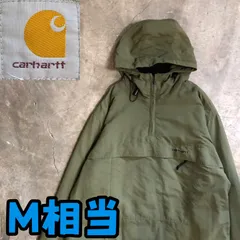 T7247 carhartt ハーフジップ　アノラックパーカー　古着