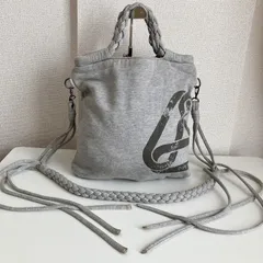 【希少】 DIESEL ディーゼル ショルダーバッグ 2way グレー スウェット素材 A4