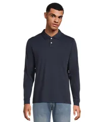 エルエルビーン メンズ トップス シャツ ポロシャツ 長袖 LLBean Comfort Stretch Performance Polo Longsleeve Slightly Fitted Classic Navy ネイビー