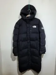 THE NORTH FACE ザノースフェイス ロング丈ダウンジャケット アウター ブラック フード グースダウンコート