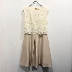 23区 APPLADIR ワンピース ドレス ノースリーブ レース 刺繍 サイズ36 【送料込み】