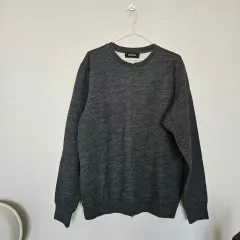 DIESEL ディーゼル チャコール グレー スウェット Tシャツ