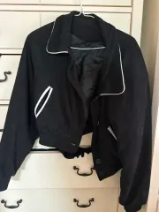 黒色 コーデュロイ バイカラー ジャケット