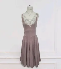 44-55 レース ノースリーブ ヴィンテージ レディース ONE PIECE レディース カジュアル 森ガール デイリー