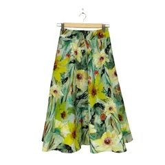 ダブルスタンダードクロージング DOUBLE STANDARD CLOTHING suv. フラワープリント スカート レディース JPN：36 