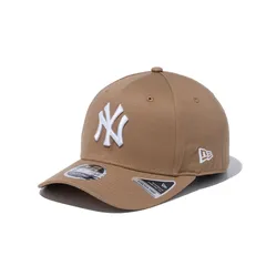 ニューエラ NEW ERA キャップ 帽子 9FIFTY ストレッチスナップ ニューヨーク・ヤンキース カーキ×ホワイト カジュアル ファッション 14524910 サイズ調整可能