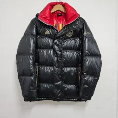 アディダス 光沢 ドイツ 韓国国家代表 ダック ダウン ダウンジャケット ブラック 90-95