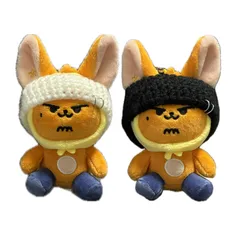 TXT プルバトゥ ファンチュン　パーツ付き ニット帽 ビーニー ぬい服　ハンドメイド  おすわり お座り