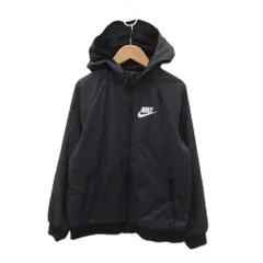 ナイキ NIKE ジャケット パーカー 150㎝～160㎝ 黒 ブラック ロゴ /SY16 ■GY58 男の子 女の子