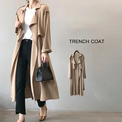 新品 トレンチコート コート レディース 大きいサイズ ロング 秋冬 スプリングコート ロングコート ロングカーディガン 羽織り 薄手 トレンチ スプリング アウター ジャケット カーディガン カジュアル xzzhang61