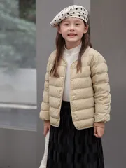 新品 キッズ ダウンコート ダウンジャケット 女の子 男の子 アウター 子供服 子ども服 ショート丈 子供コート キッズコート カジュアル 暖かい フード付き 防風 防寒着 通園 通学 卒業式 小学生 防寒対策 kubuqi07☆DZ30