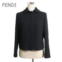 美品】 FENDI フェンディ フルジップ フリース ダークブラウン 激レア 