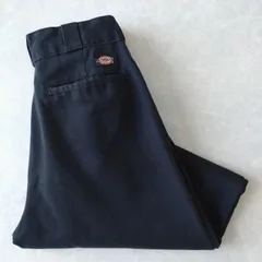 ■古着 Dickies ディッキーズ 874BK ワークパンツ チノ 黒 実寸W31L32【D1654】