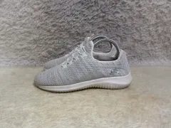 235 SKECHERS スケッチャーズ ゴーウォーク スニーカー グレー 中古 靴