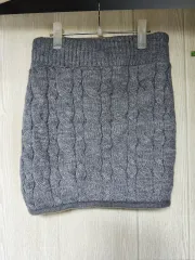 レディース ニット ケーブル編みスカート m