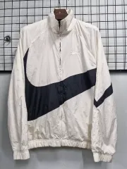105XL NIKE ナイキ BIG スウッシュ ウィンドブレーカー ジャケット アイボリー
