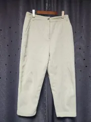 未使用 // アイボリー コーデュロイ コットン パンツ - 66