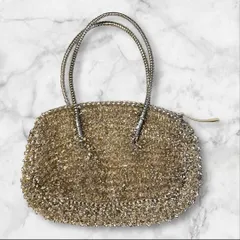 アンテプリマ ワイヤーバッグ ゴールド ハンドバッグ 保存袋付