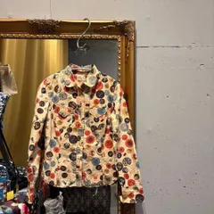 @ ポールスミス paulsmith 総柄 ブラウス シャツ トップス 長袖 お呼ばれ　デート　オフィスカジュアル　食事会　可愛い　お出かけ　上品