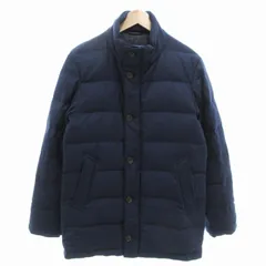 グリーンレーベルリラクシング ユナイテッドアローズ green label relaxing T/W MILLED QLT ダウンコート M 紺 ネイビー  3225-149-1785